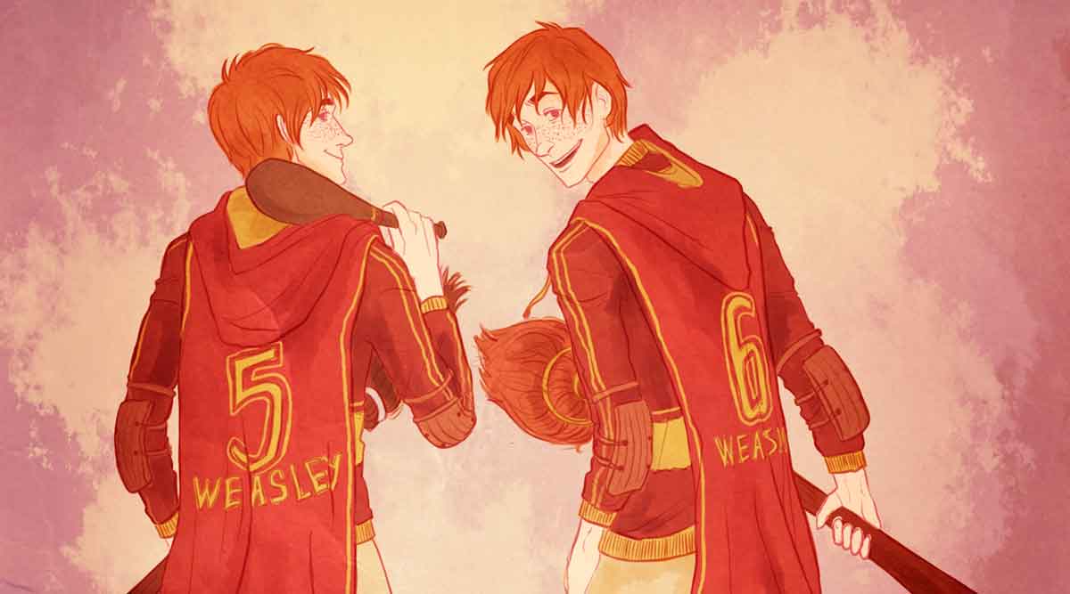 Fred Weasley e George Weasley